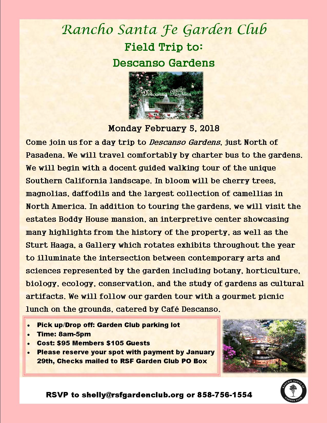 Rancho Santa Fe Association Calendar Event Rsf Garden Club