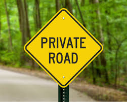 Do you Live on a Private Road?